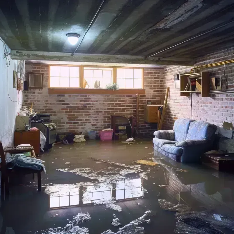 Flooded Basement Cleanup in West Mountain, UT